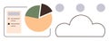 Data Visualization and Cloud Technology Integration for Business Insights and Analytics Royalty Free Stock Photo