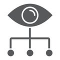 Data Visualization glyph icon, data and analytics Royalty Free Stock Photo