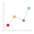 Data Visualization  Glyph Style vector icon which can easily modify or edit Royalty Free Stock Photo