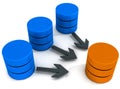 Data warehouse operations Royalty Free Stock Photo