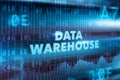 Data warehouse technology concept Royalty Free Stock Photo