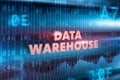 Data warehouse technology concept Royalty Free Stock Photo