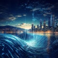 Data Wave - Visualizing the Digital Ocean of Information