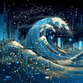 Data Wave - Visualizing the Digital Ocean of Information