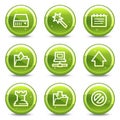 Data web icons Royalty Free Stock Photo