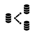 Database administration Vector icon which can easily modify or edit Royalty Free Stock Photo