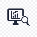 Database Analysing transparent icon. Database Analysing symbol d