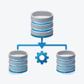 Database Architecture for Data Processing and Storage Royalty Free Stock Photo
