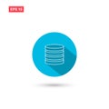 Database backup icon vector design isolated 2