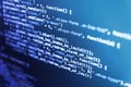 Database bits access stream visualisation. Royalty Free Stock Photo