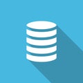 Database Business Solid Flat Icon