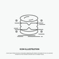 database, data, architecture, infographics, monitoring Icon. Line vector gray symbol for UI and UX, website or mobile application Royalty Free Stock Photo