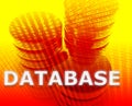 Database data storage Royalty Free Stock Photo