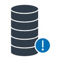 Database error Isolated Vector icon which can easily modify or edit Royalty Free Stock Photo
