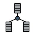 Database Icon Royalty Free Stock Photo