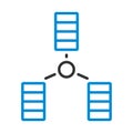 Database Icon Royalty Free Stock Photo