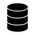 Database Icon. Simple Minimal 96x96 Pictogram Royalty Free Stock Photo