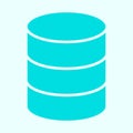 Database Icon. Vector Simple Minimal 96x96 Pictogram Royalty Free Stock Photo