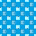 Database pattern seamless blue