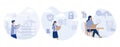 Database security concept, Cloud storage, secure file sharing, automatic backup, file hosting, data recovery and synchronization,