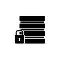 database, security icon. Element of gdpr icon for mobile concept and web apps.Detailed database, security icon can be used for web Royalty Free Stock Photo