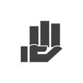 Database, server, data vector icon. Element of data for mobile concept and web apps illustration. Thin line icon for website Royalty Free Stock Photo