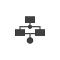 Database, server, workflow vector icon. Element of data for mobile concept and web apps illustration. Thin line icon for website