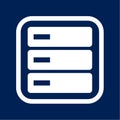 Database sign icon, Database Icon Royalty Free Stock Photo