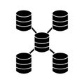 Database software Vector icon which can easily modify or edit Royalty Free Stock Photo