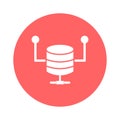 Database software Vector icon which can easily modify or edit Royalty Free Stock Photo