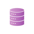 Database Storage Server Icon: Digital Data, Cloud Computing, Big Data Symbol Royalty Free Stock Photo