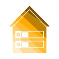 Datacenter Icon Royalty Free Stock Photo