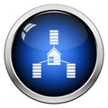 Datacenter Icon Royalty Free Stock Photo