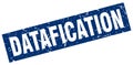 datafication stamp Royalty Free Stock Photo