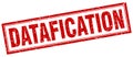 datafication stamp Royalty Free Stock Photo