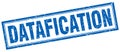 datafication stamp Royalty Free Stock Photo