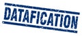 datafication stamp Royalty Free Stock Photo