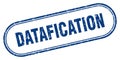 datafication stamp Royalty Free Stock Photo