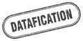 Datafication stamp Royalty Free Stock Photo