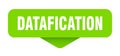 datafication sticker. datafication sign on transparent background Royalty Free Stock Photo