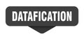 datafication sticker. datafication sign on transparent background Royalty Free Stock Photo