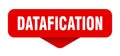 datafication sticker. datafication sign on transparent background Royalty Free Stock Photo