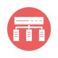 Dataserver Vector icon which can easily modify or edit Royalty Free Stock Photo
