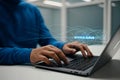 Datastreams alpha analysis on laptop for developers and programmers working on ai and machine learning models Royalty Free Stock Photo