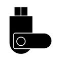 Datatraveler Vector icon which can easily modify or edit Royalty Free Stock Photo
