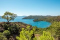 Datca. Mugla, Turkey.Beautiful bay view. Royalty Free Stock Photo
