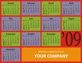 Date Calendar 2009 - Table Top