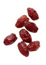 Date fruit on a white background Royalty Free Stock Photo