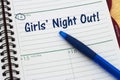 A Date for Girls Night Out