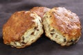 Date and maple scones